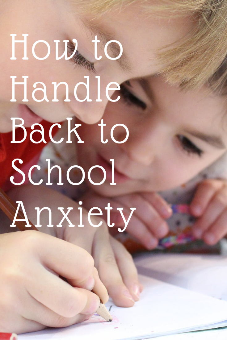 How To Handle Back To School Anxiety – In The Mommy Trenches